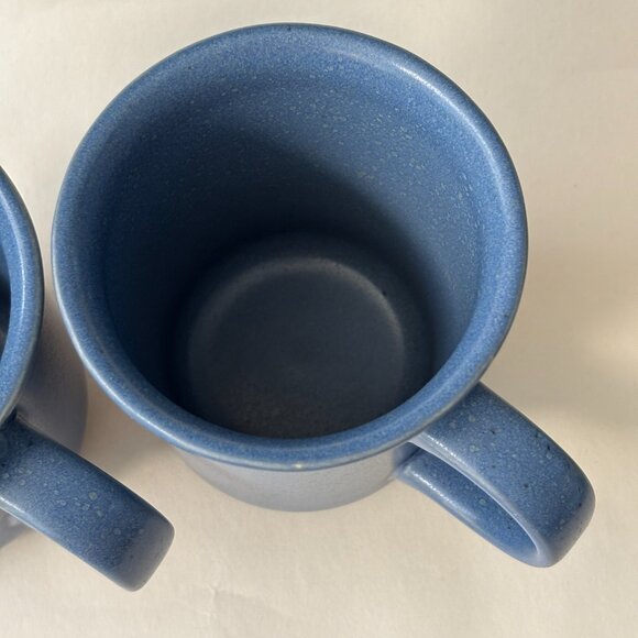 Set of 2 - Dansk Mesa Blue Mugs Vintage 90s Stoneware- - Picture 5 of 12